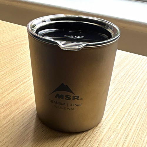 Msr titanium double walled cup - titanium,