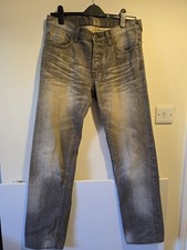 PRPS Japan Selvedge Denim Jeans Grey/Brown W32