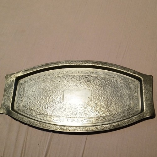 Roundhead art deco pewter tray - roundhead,
