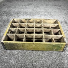Vintage Coca Cola Crate Yellow
