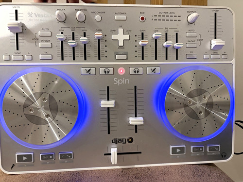 Vestax spin deck usb - spin,
