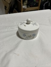 Wedgewood “Ice Rose” Bone China  Trinket Dish With Lid