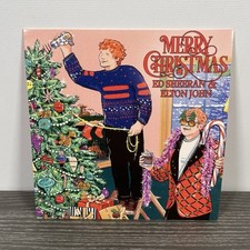 Merry Christmas Ed Sheeran & Elton John | Signed CD | CD & Sleeve Cover