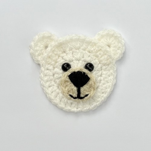 Crochet teddy bear applique 1 - crochet,