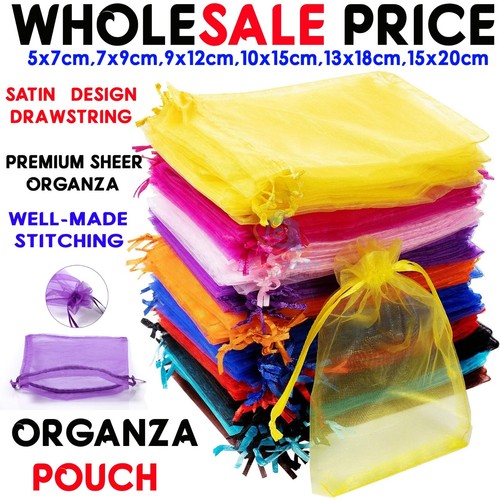 100pcs organza gift bags - 50-100pcs,