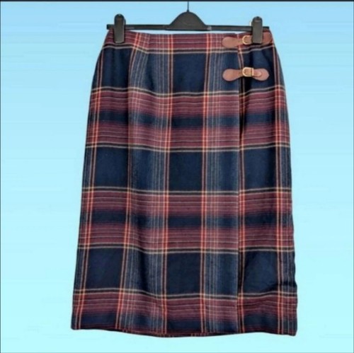 Tartan checked vintage midi - tartan,
