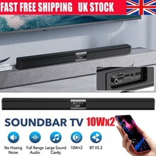 10Wx2 Bluetooth Sound Bar for TV Subwoofer 3D Home Cinema Surround Sound System