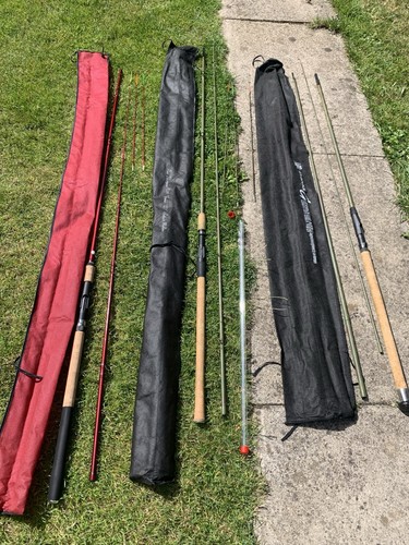 Job lot fishing rods - job,