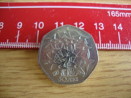 1998 50p coin - 50p, european