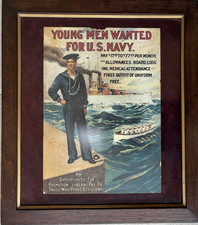 Antique U.S. Navy recruitment