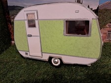 Model Of A Sprite  400 Caravan 1/12 Scale  Hand Made.