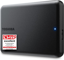 Toshiba Canvio Partner 1TB Portable 2.5’’ External Hard Drive, USB 3.2, Mac & Wi