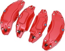 Caliper Covers for Tesla Model Y 19/20in Car Callipers Stainless Steel Red 4pcs