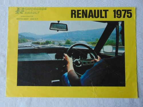 Renault range 1975 mkt - range, uk