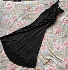 Oh Polly Black Dress Size 6 Bodycon Prom Dress Evening Dress Floor Length Maxi