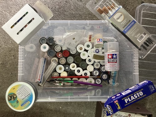Humbrol enamel and acrylic - enamel,