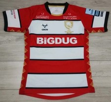 Gloucester Rugby Home Shirt 2023/2024 Oxen Large Pro Player Jersey 150 Years Top