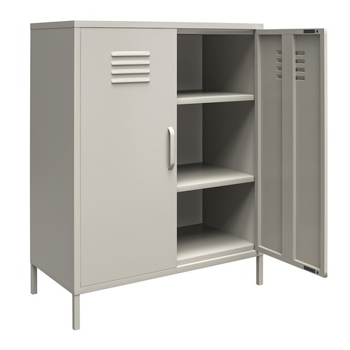 Metal cabinet bradford taupe - metal, 2