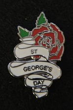 ENGLAND ST GEORGE'S DAY ENAMEL
