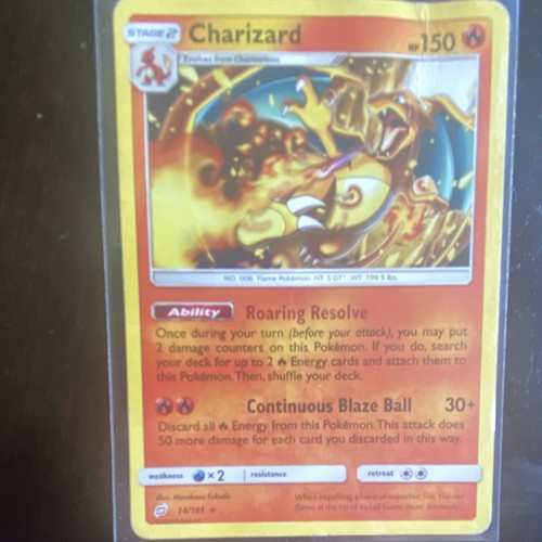 Pokemon tcg charizard 181 - charizard, 14/181