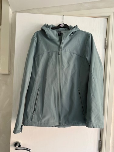 Womens sage green hooded coat - sage,