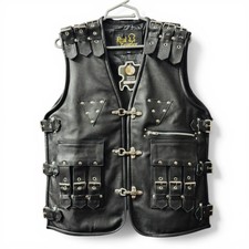 Mens Genuine Leather Biker