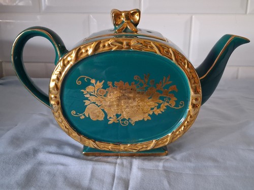 Sadler tea pot jade - tea,