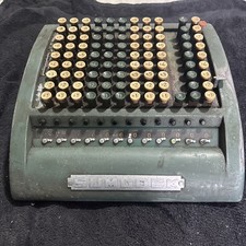Vintage Sumlock MECHANICAL Comptometer/Calculator Retro Bell punch Company