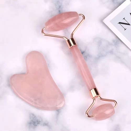 Jade gua sha stone - stone, face