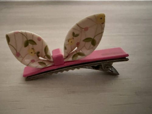 Pink ribbon hair - hair, clips