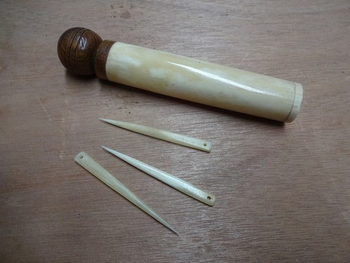 Bone needle holder - needle,