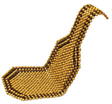 Brown Wooden Bead Beaded