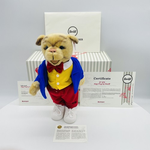 Steiff rupert dog - steiff,