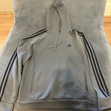 Adidas Long Sleeve Hoodie Gray