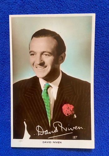 David niven signed cut - niven,