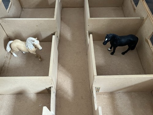 Handmade stable and - and, paddock