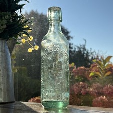 Stalybridge & District & Co Imperial Water Glass Vintage Bottle