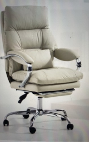 Office chair white faux - chair,
