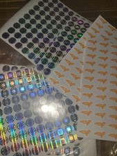 1000x Mixed Cookies Certified Hologram Calipack Stickers Mylar Bag Labels