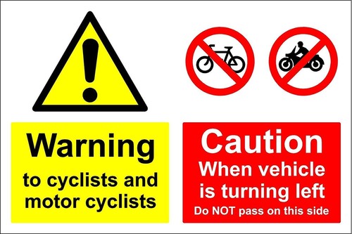 Cyclists and motorcyclists - and,