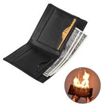 Magic Flaming Fire Wallet Flame Magician Trick Wallet Stage Show Prop Tools