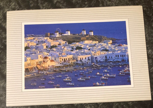 Used postcard stamp - stamp, greece
