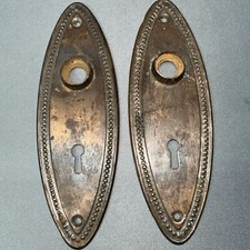 TWO 1800's Antique DOOR Plate