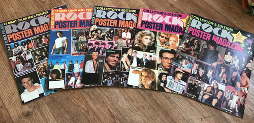 Rock poster magazines - rock,