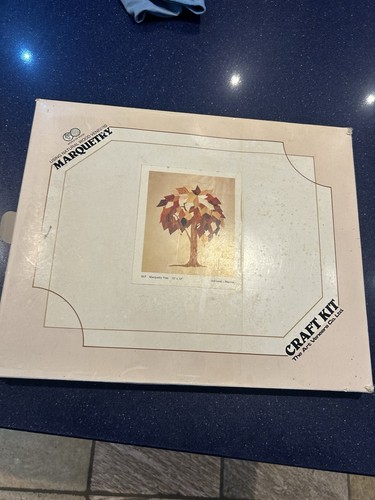 Vintage marquetry craft kit - vintage,