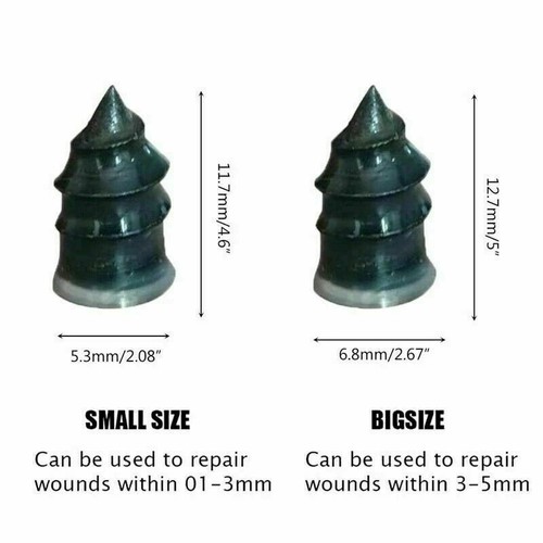 Tire repair screw rubber - repair, in