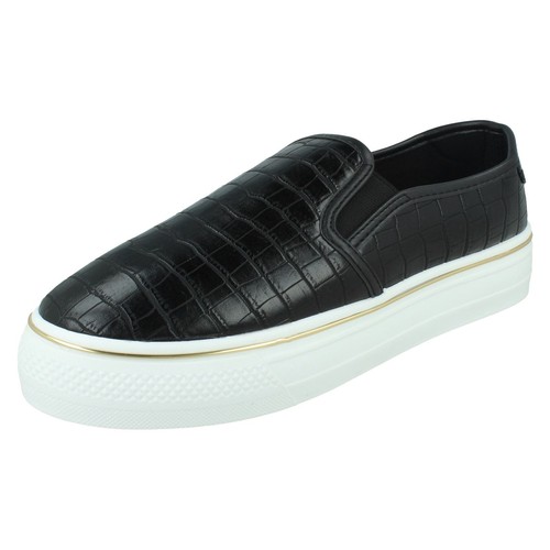 Ladies spot croc - on, slip