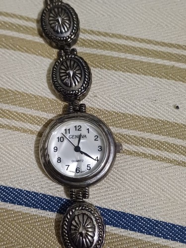 Geneva watch women - geneva, silver