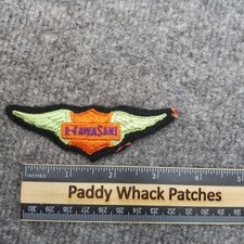 Vintage Kawasaki Patch Wings