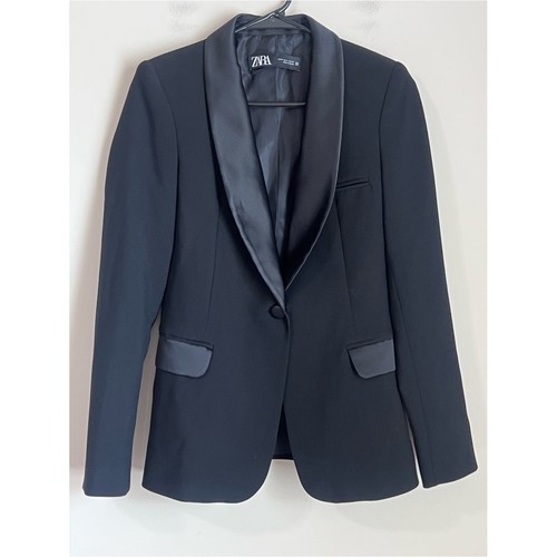 Zara women tuxedo collar - zara,